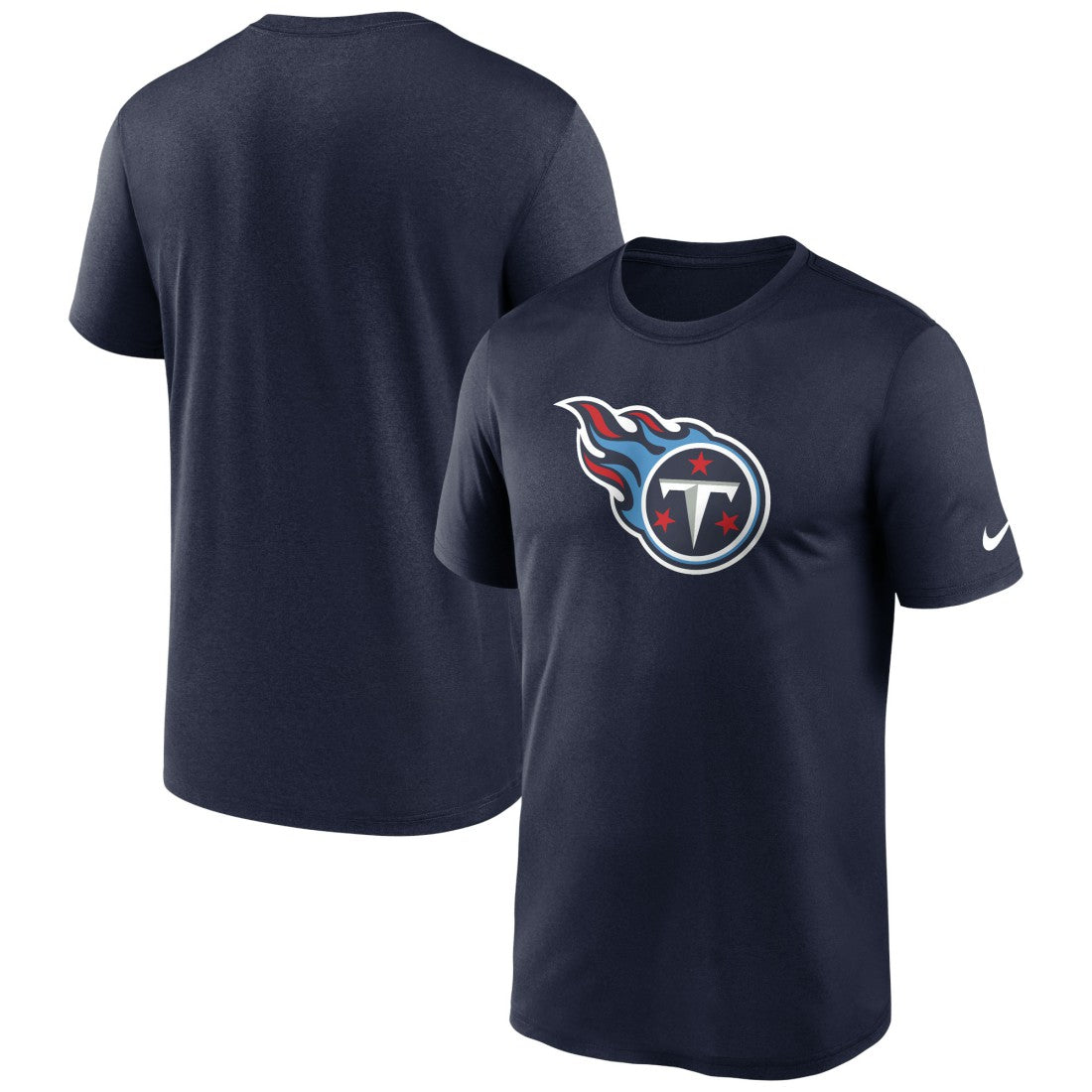 Tennessee Titans Primetime Legend Logo Performance T-Shirt Navy | Nike for Sale