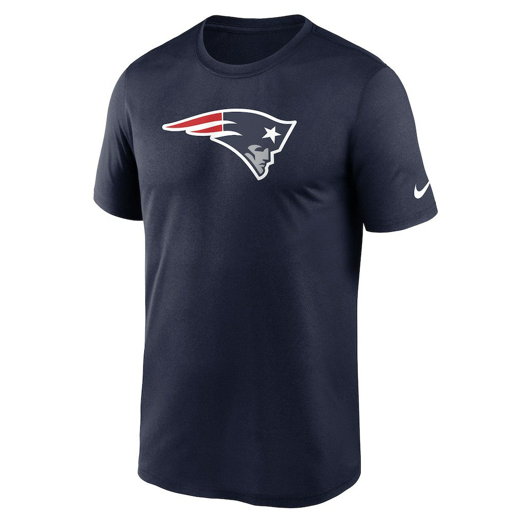 New England Patriots Primetime Legend Logo Performance T-Shirt Navy | Nike for Sale