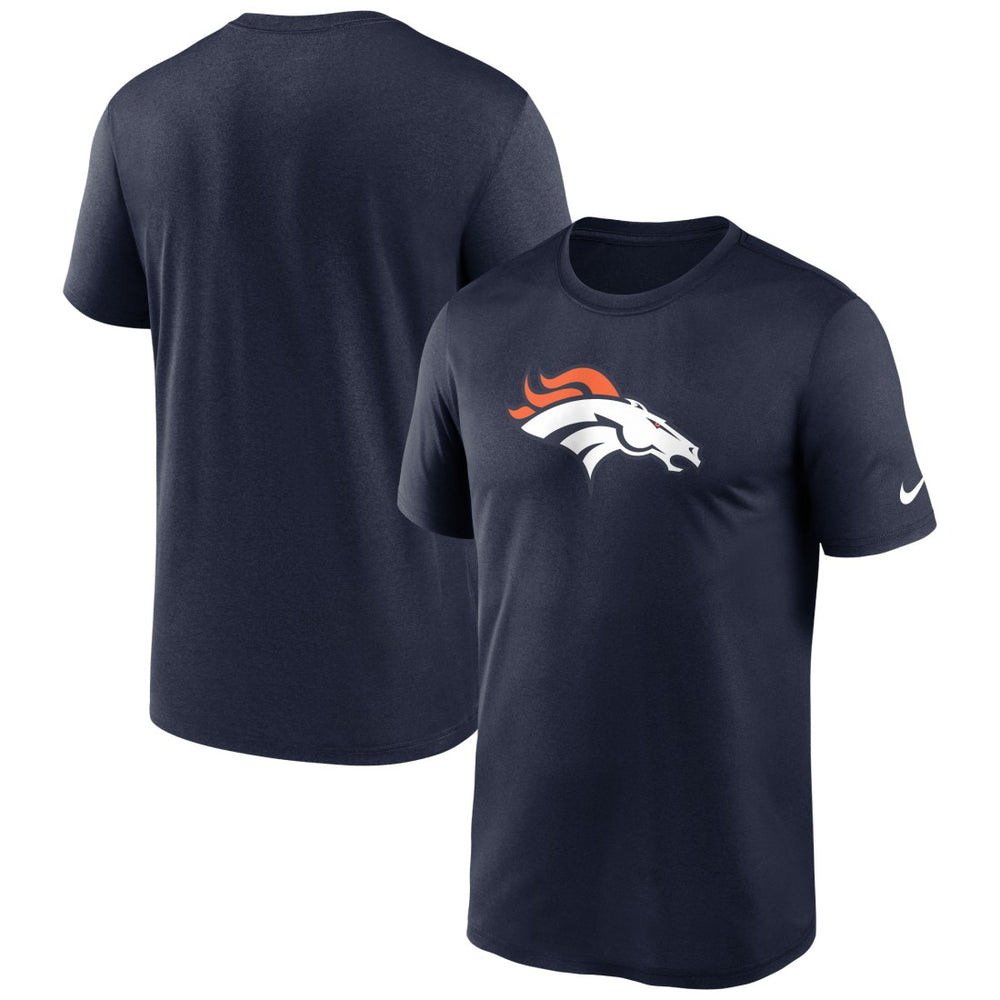 Denver Broncos Primetime Legend Logo Performance T-Shirt Navy | Nike for Sale