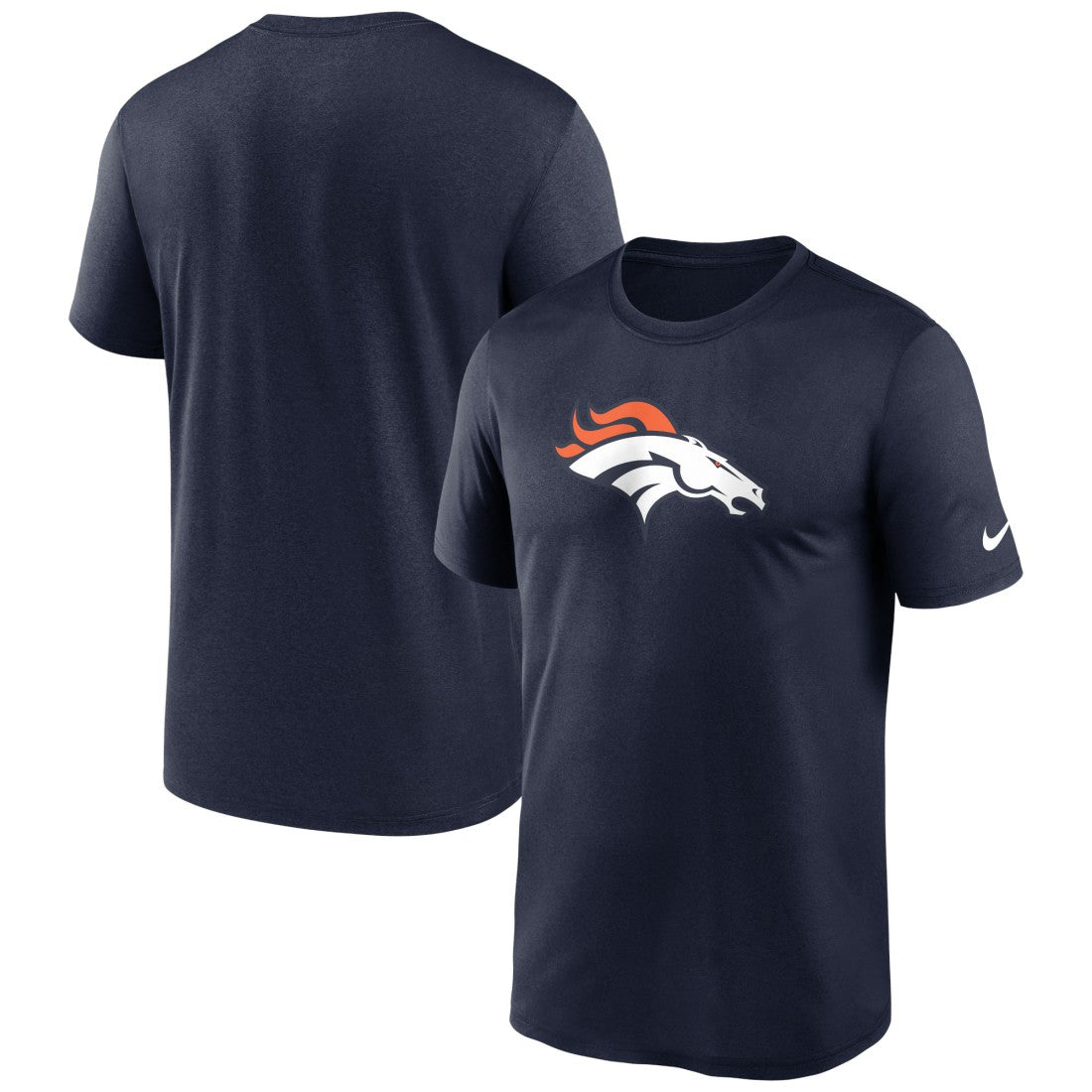 Denver Broncos Primetime Legend Logo Performance T-Shirt Navy | Nike for Sale