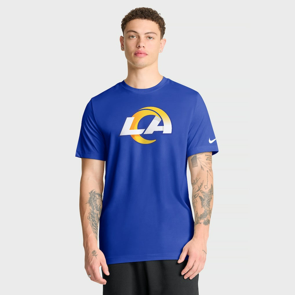 Los Angeles Rams Primetime Legend Logo Performance T-Shirt Royal | Nike for Sale