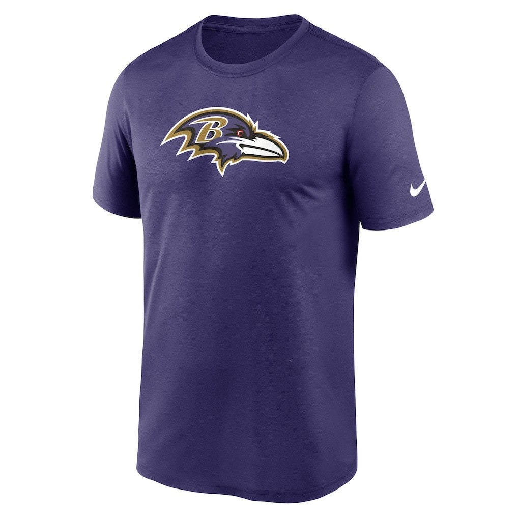 Baltimore Ravens Primetime Legend Logo Performance T-Shirt Purple | Nike for Sale
