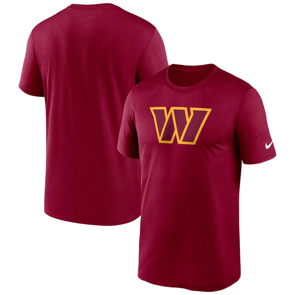 Washington Commanders Primetime Legend Logo Performance T-Shirt Burgundy | Nike for Sale