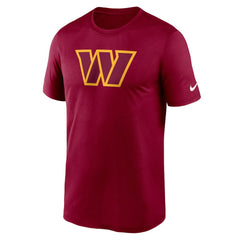 Washington Commanders Primetime Legend Logo Performance T-Shirt Burgundy | Nike for Sale