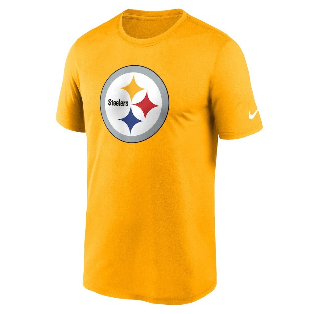 Pittsburgh Steelers Primetime Legend Logo Performance T-Shirt Gold | Nike for Sale