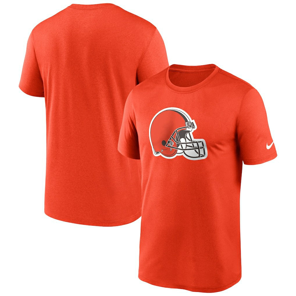 Cleveland Browns Primetime Legend Logo Performance T-Shirt Orange | Nike for Sale