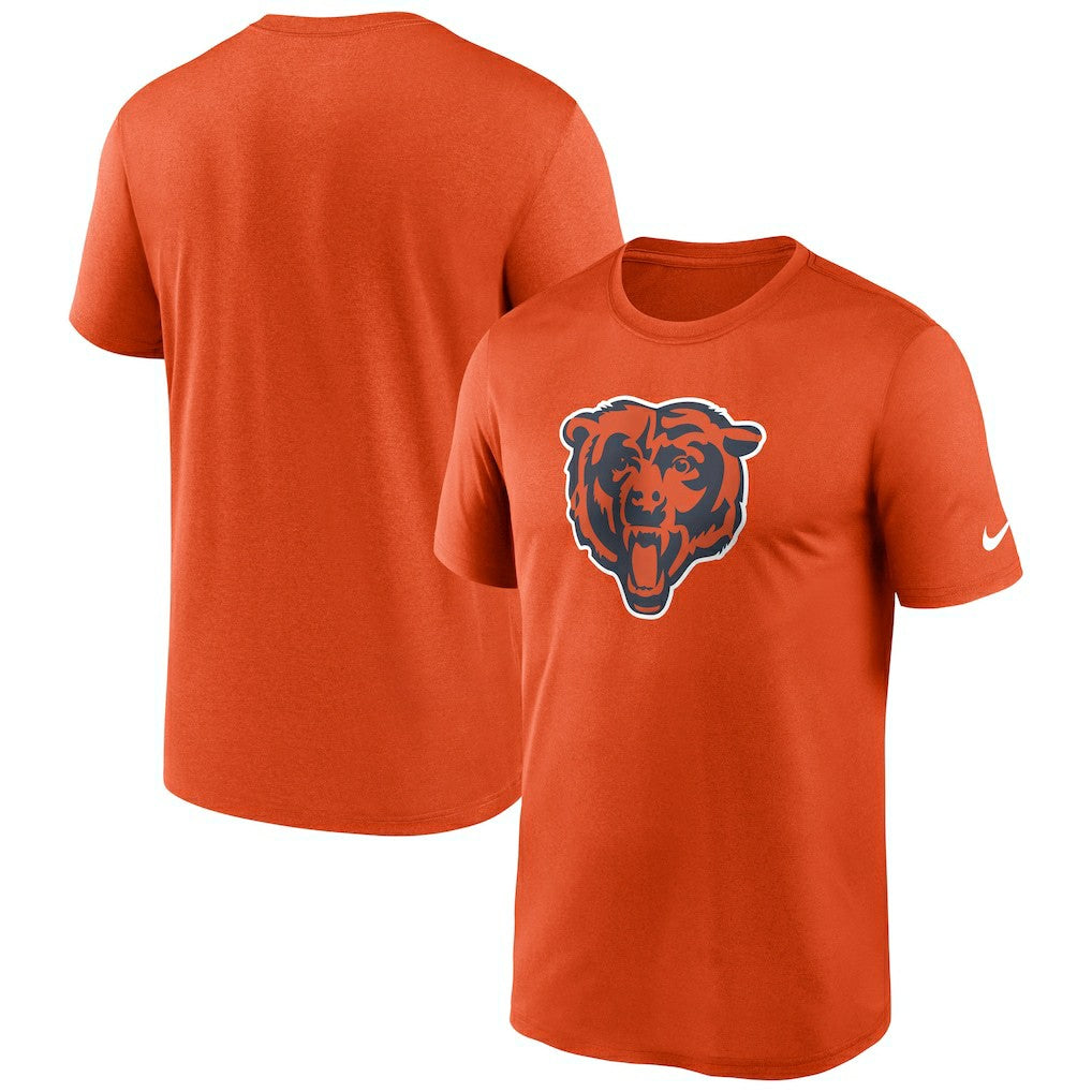 Chicago Bears Primetime Legend Logo Performance T-Shirt Orange | Nike for Sale