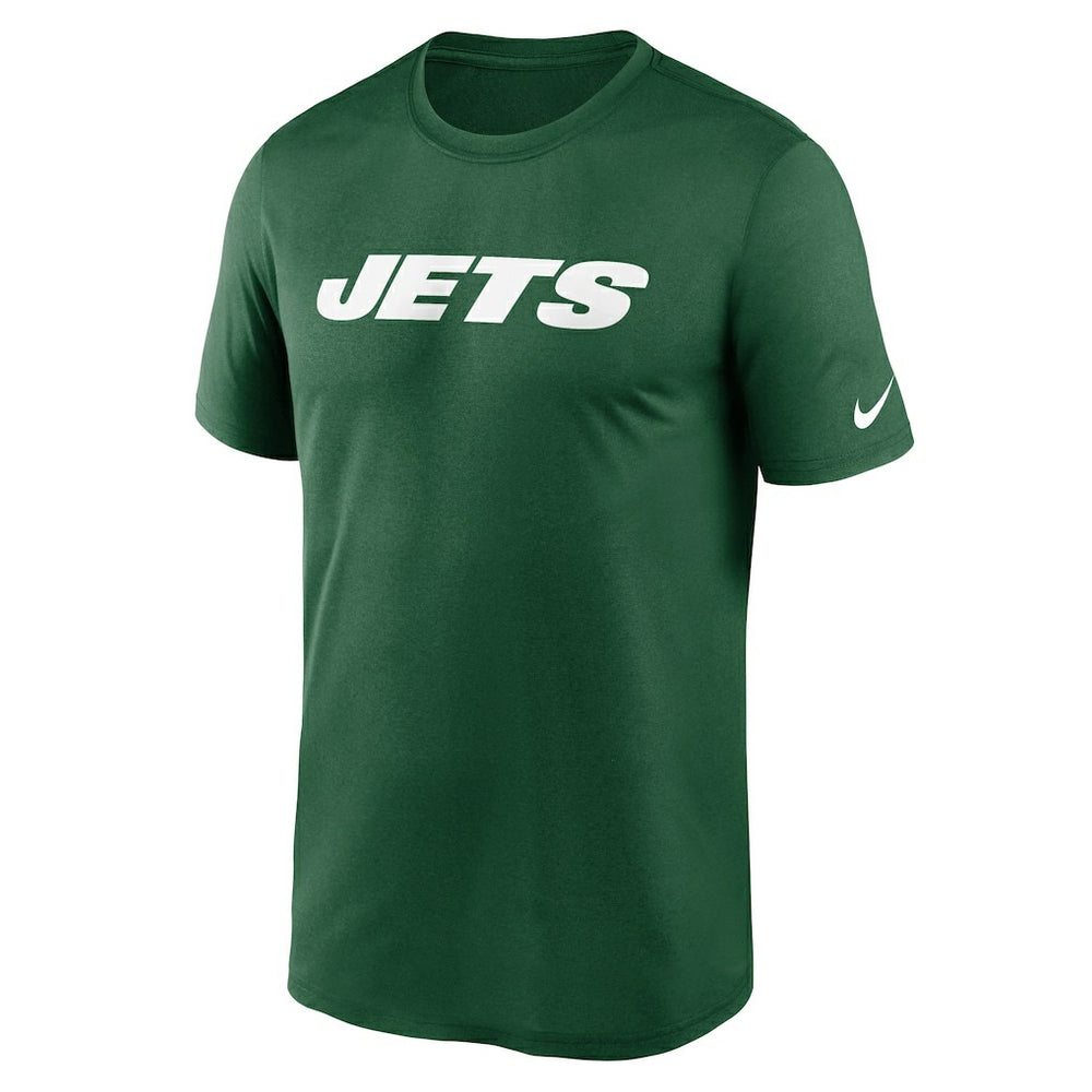 New York Jets Legend Wordmark Performance T-Shirt Green | Nike for Sale