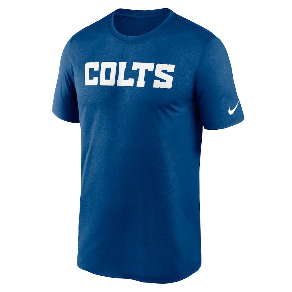 Indianapolis Colts Legend Wordmark Performance T-Shirt Royal | Nike for Sale