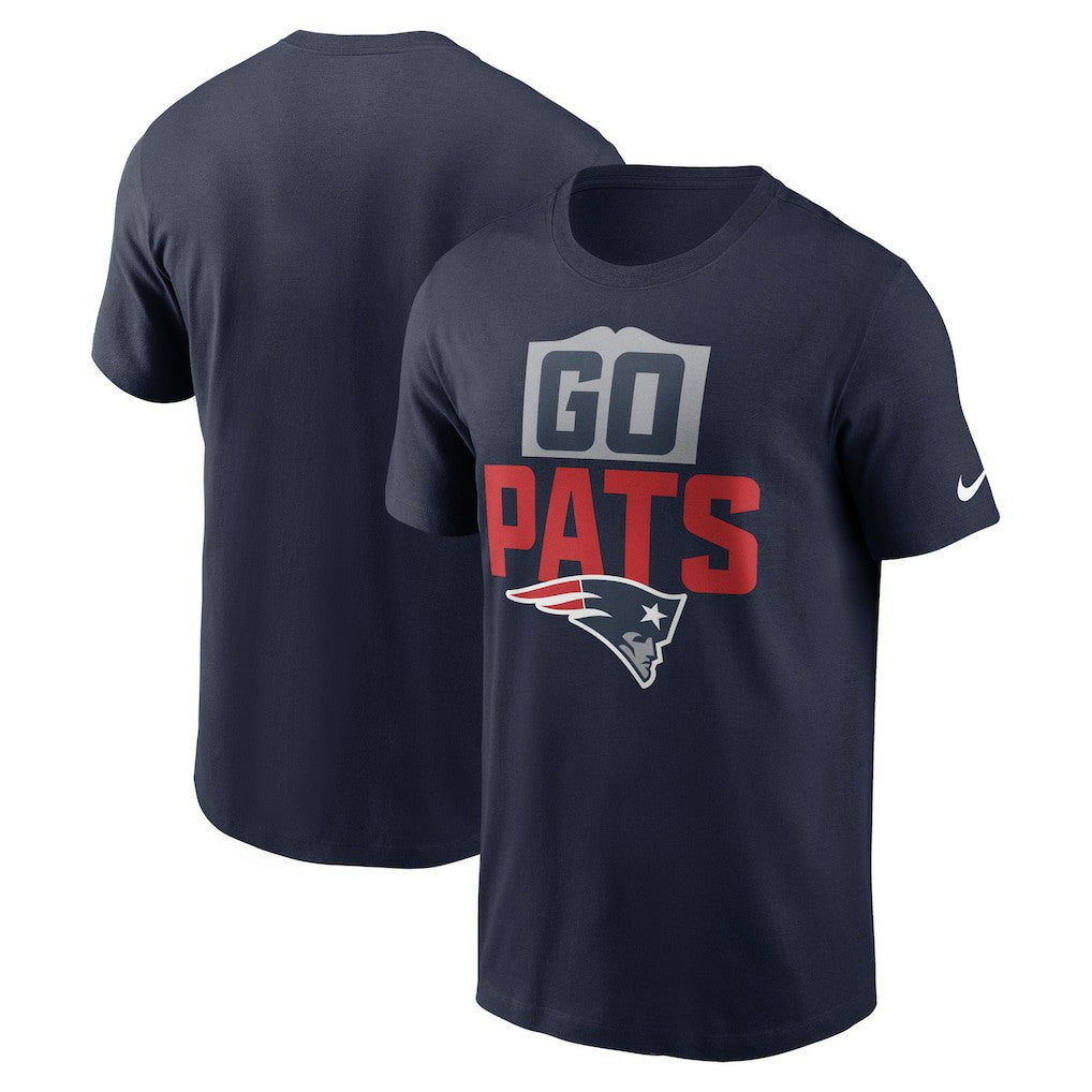 New England Patriots Local Essential T-Shirt Navy | Nike for Sale