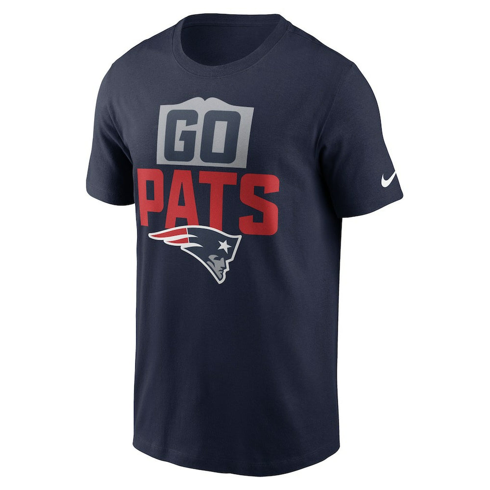 New England Patriots Local Essential T-Shirt Navy | Nike for Sale