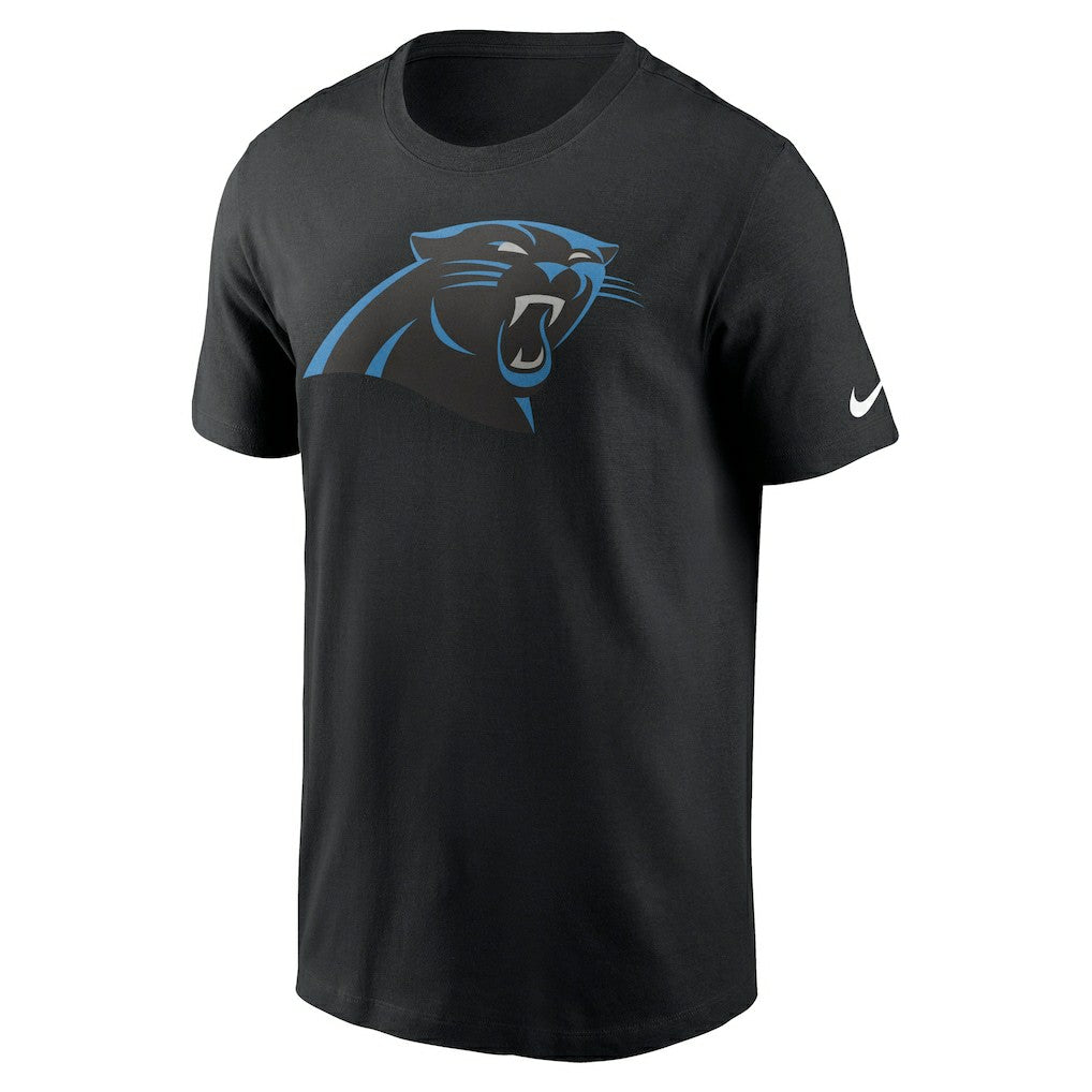 Carolina Panthers Primetime Logo Essential T-Shirt Black | Nike for Sale