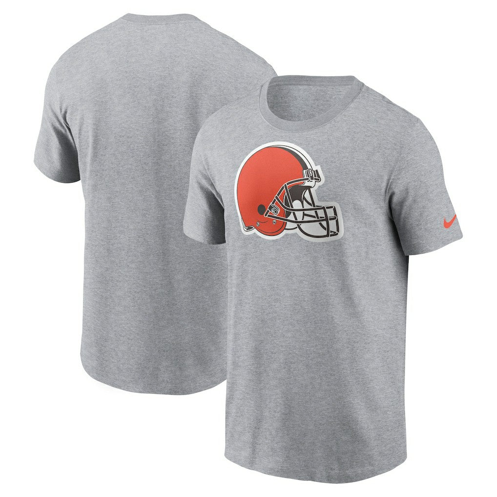 Cleveland Browns Logo Essential T-Shirt Gray | Nike for Sale