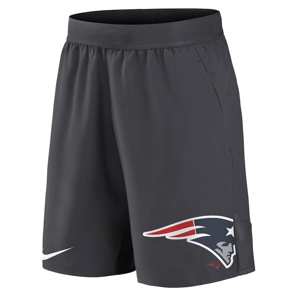 New England Patriots Stretch Performance Shorts Anthracite | Nike for Sale