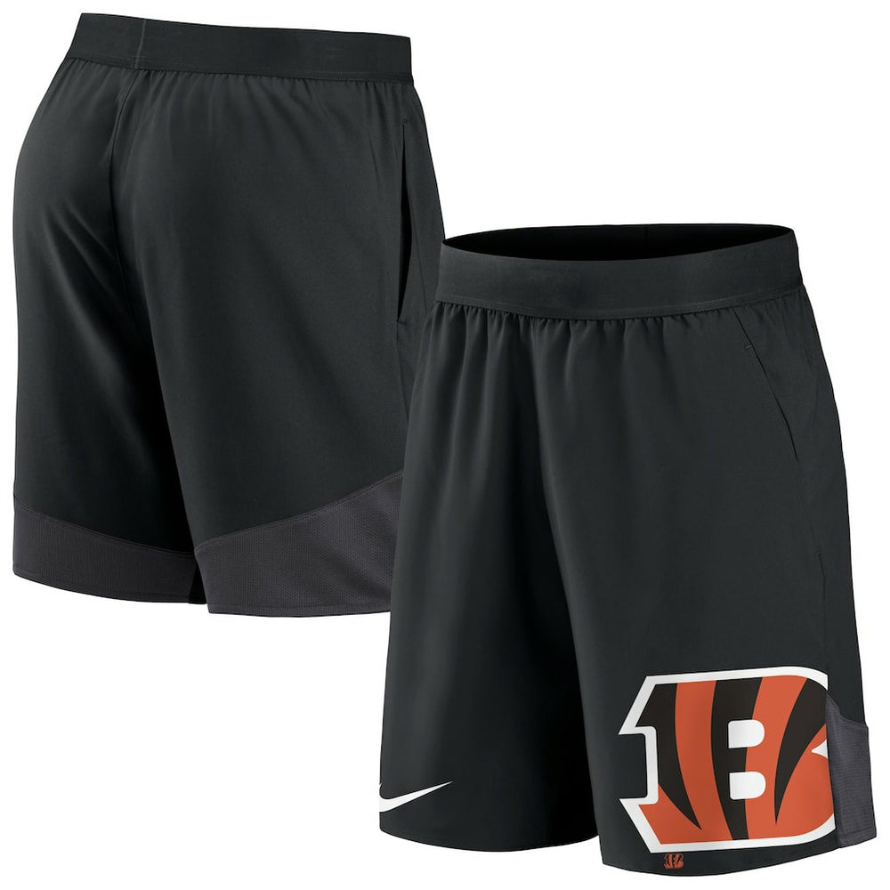 Cincinnati Bengals Stretch Performance Shorts Black | Nike for Sale