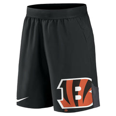 Cincinnati Bengals Stretch Performance Shorts Black | Nike for Sale