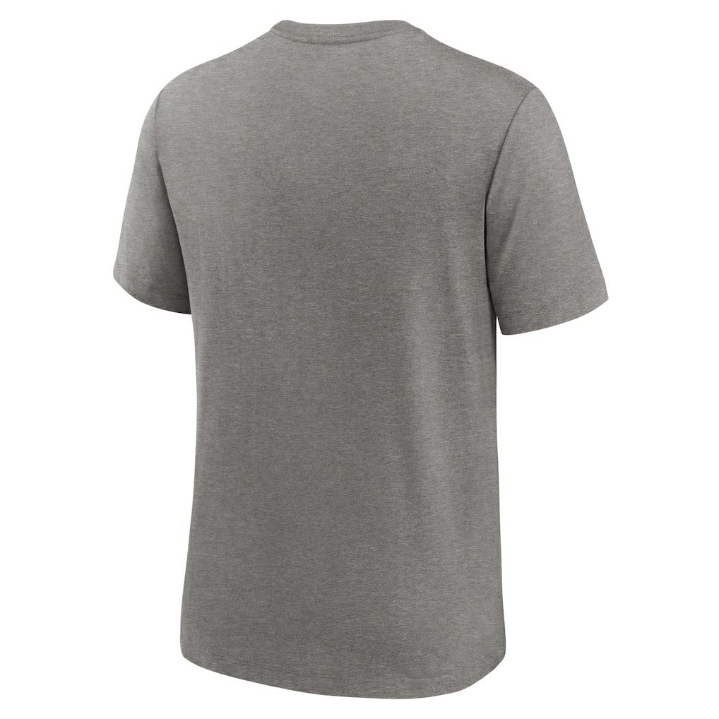 Cleveland Browns Team Tri-Blend T-Shirt Heather Charcoal | Nike for Sale