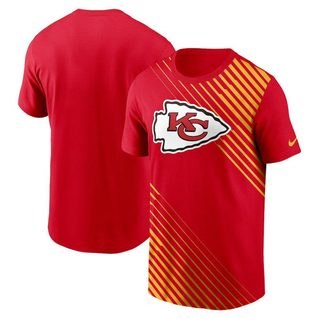 Kansas City Chiefs Yard Line Fashion Asbury T-Shirt Red | Nike for Sale