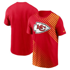 Kansas City Chiefs Yard Line Fashion Asbury T-Shirt Red | Nike for Sale