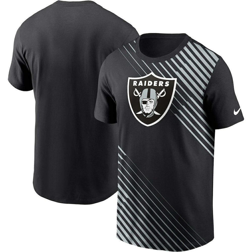 Las Vegas Raiders Yard Line Fashion Asbury T-Shirt Black | Nike for Sale