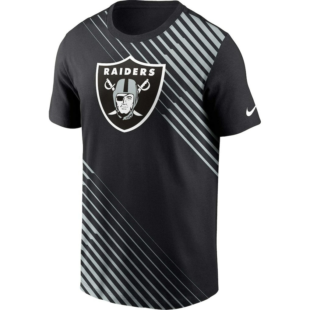 Las Vegas Raiders Yard Line Fashion Asbury T-Shirt Black | Nike for Sale
