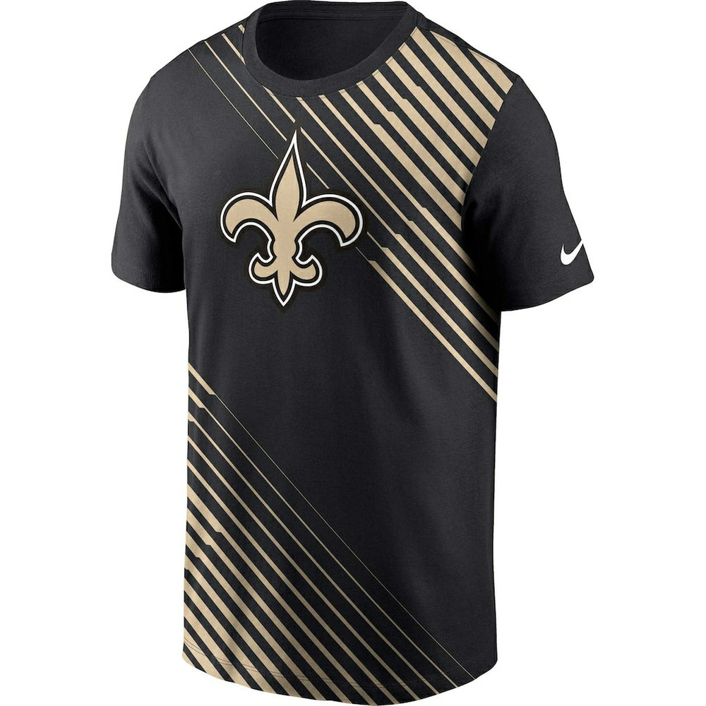 New Orleans Saints Yard Line Fashion Asbury T-Shirt Black | Nike for Sale