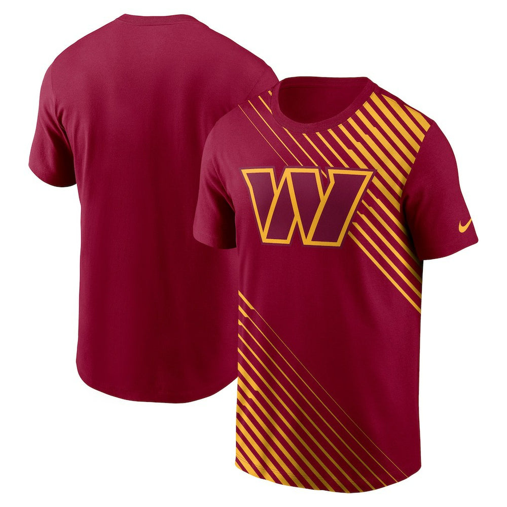 Washington Commanders Yard Line Fashion Asbury T-Shirt Burgundy | Nike for Sale
