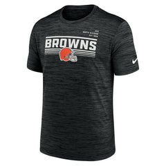 Cleveland Browns Yardline Velocity Performance T-Shirt Anthracite | Nike for Sale
