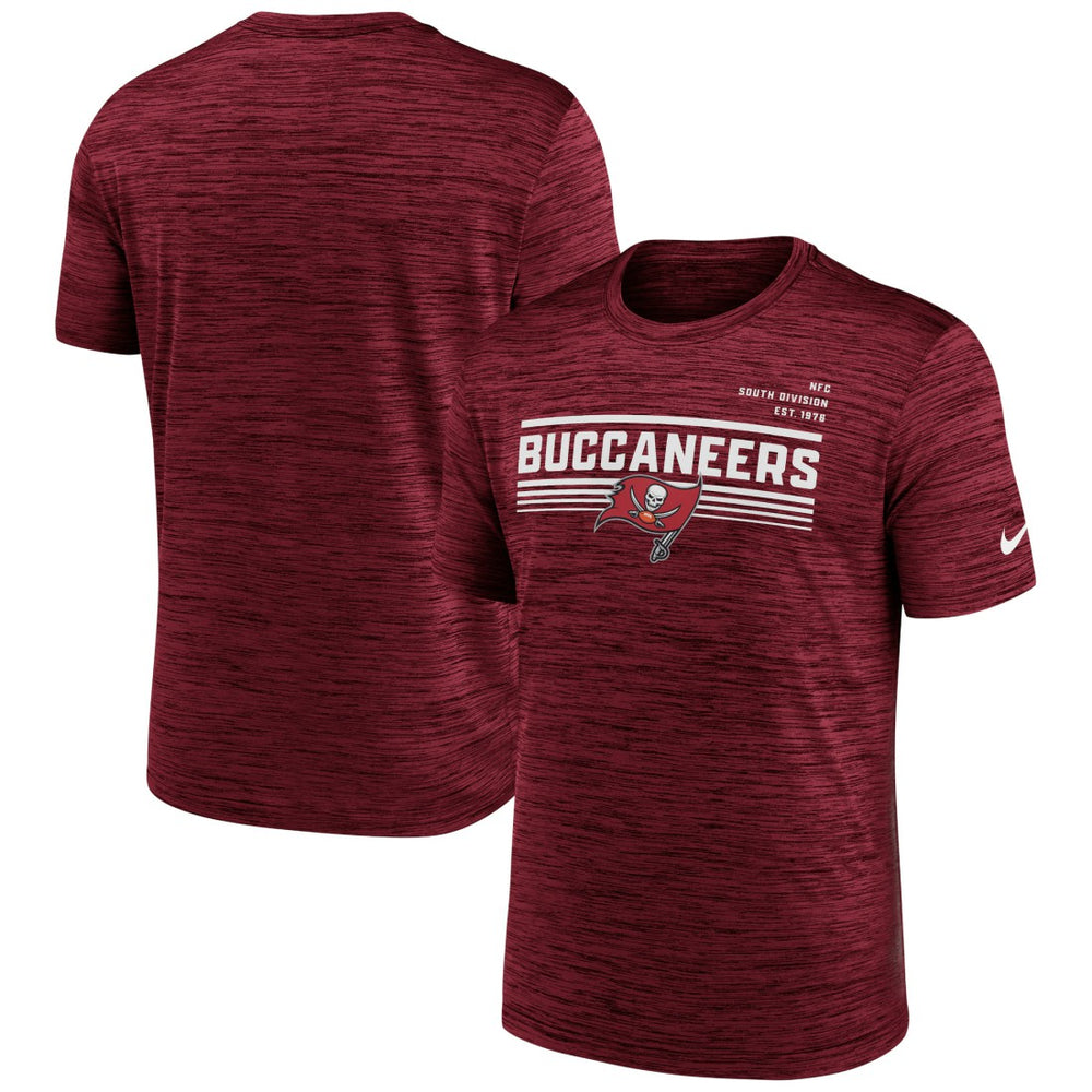 Tampa Bay Buccaneers Yardline Velocity Performance T-Shirt Red | Nike for Sale