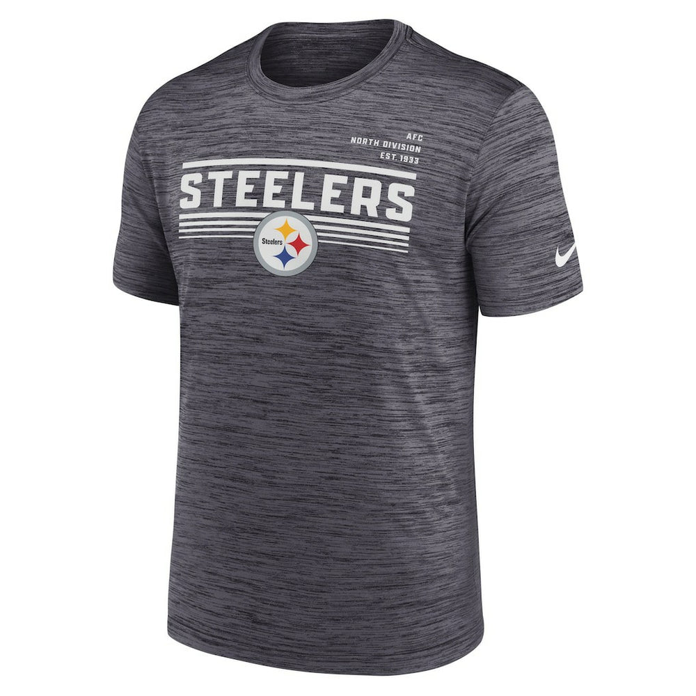 Pittsburgh Steelers Yardline Velocity Performance T-Shirt Anthracite | Nike for Sale