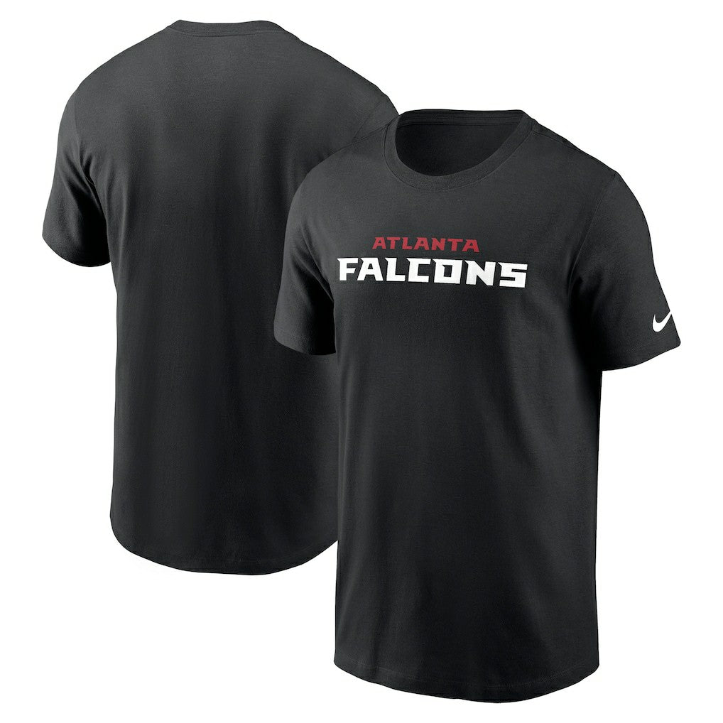 Atlanta Falcons Team Wordmark Essential T-Shirt Black | Nike for Sale