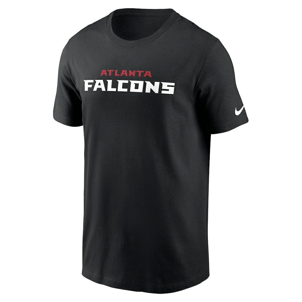 Atlanta Falcons Team Wordmark Essential T-Shirt Black | Nike for Sale