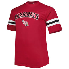 Arizona Cardinals Big & Tall Arm Stripe T-Shirt Cardinal | NFL