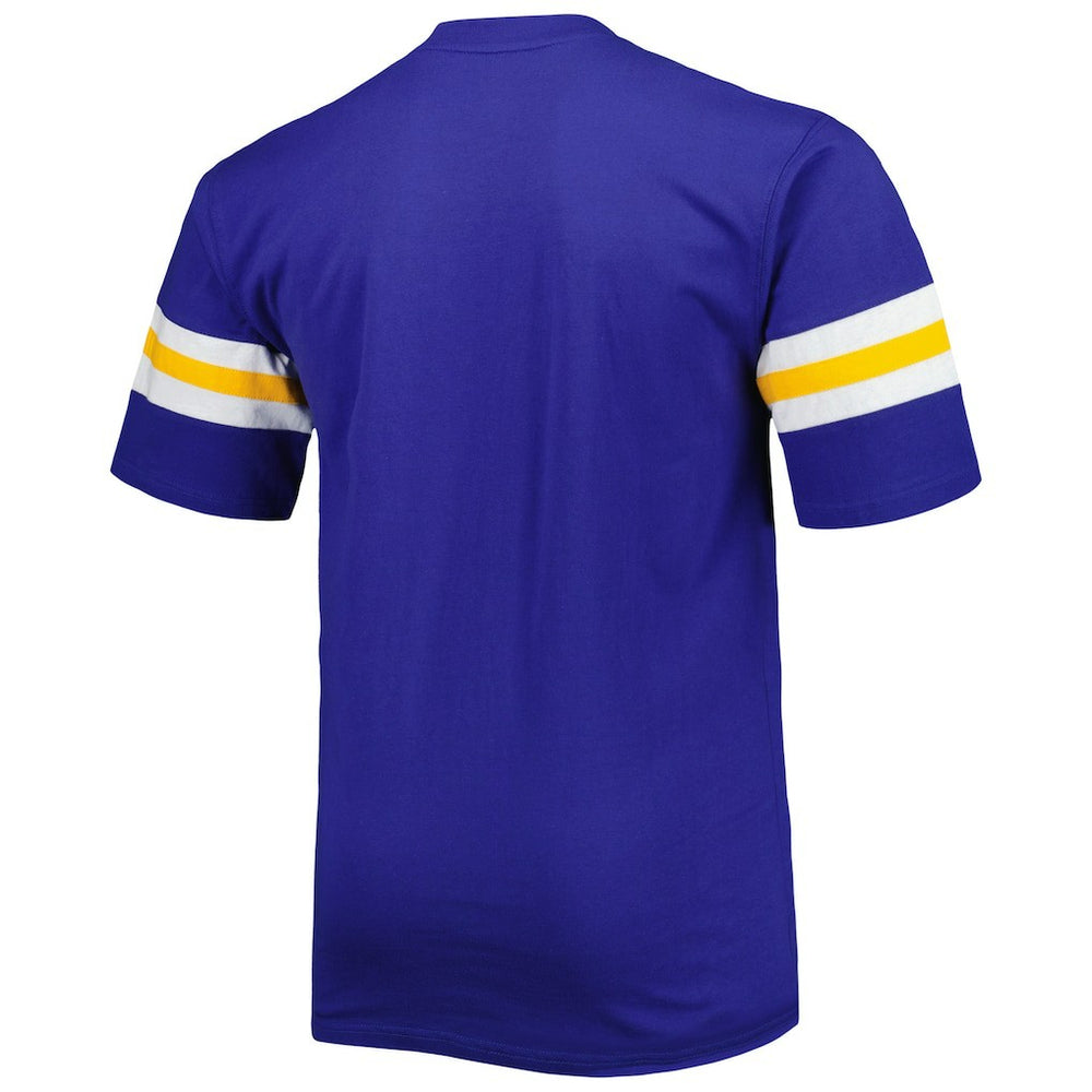 Los Angeles Rams Big & Tall Arm Stripe T-Shirt Royal | NFL