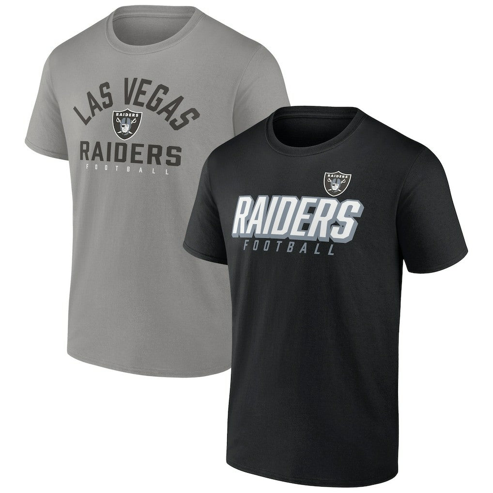 Las Vegas Raiders Player Pack T-Shirt Combo Set Black/Silver | Fanatics