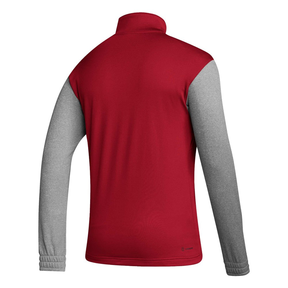 Spain National Team Crest Long Sleeve Half-Zip Top Red | Adidas Online