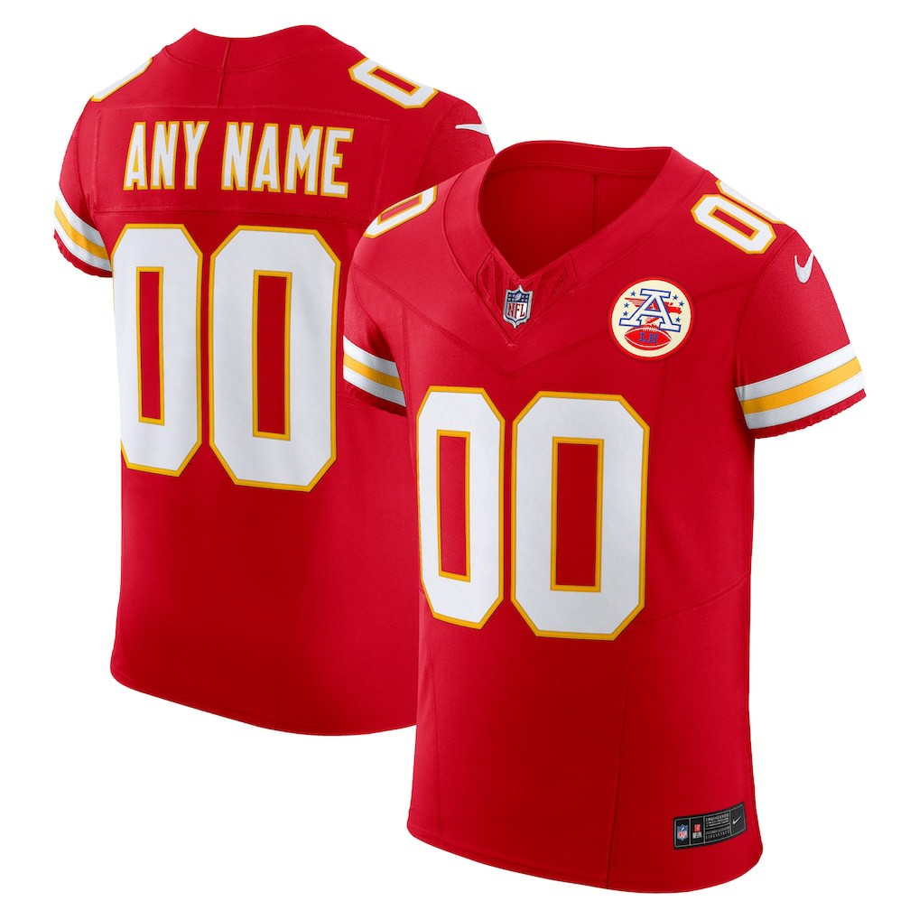 Kansas City Chiefs Vapor F.U.S.E. Elite Custom Jersey Red | Nike for Sale