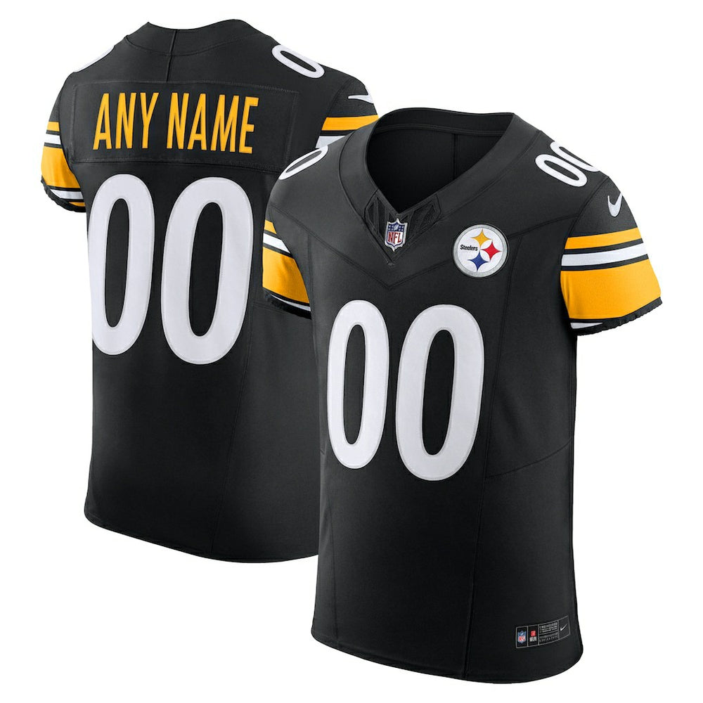 Pittsburgh Steelers Vapor F.U.S.E. Elite Custom Jersey Black | Nike for Sale