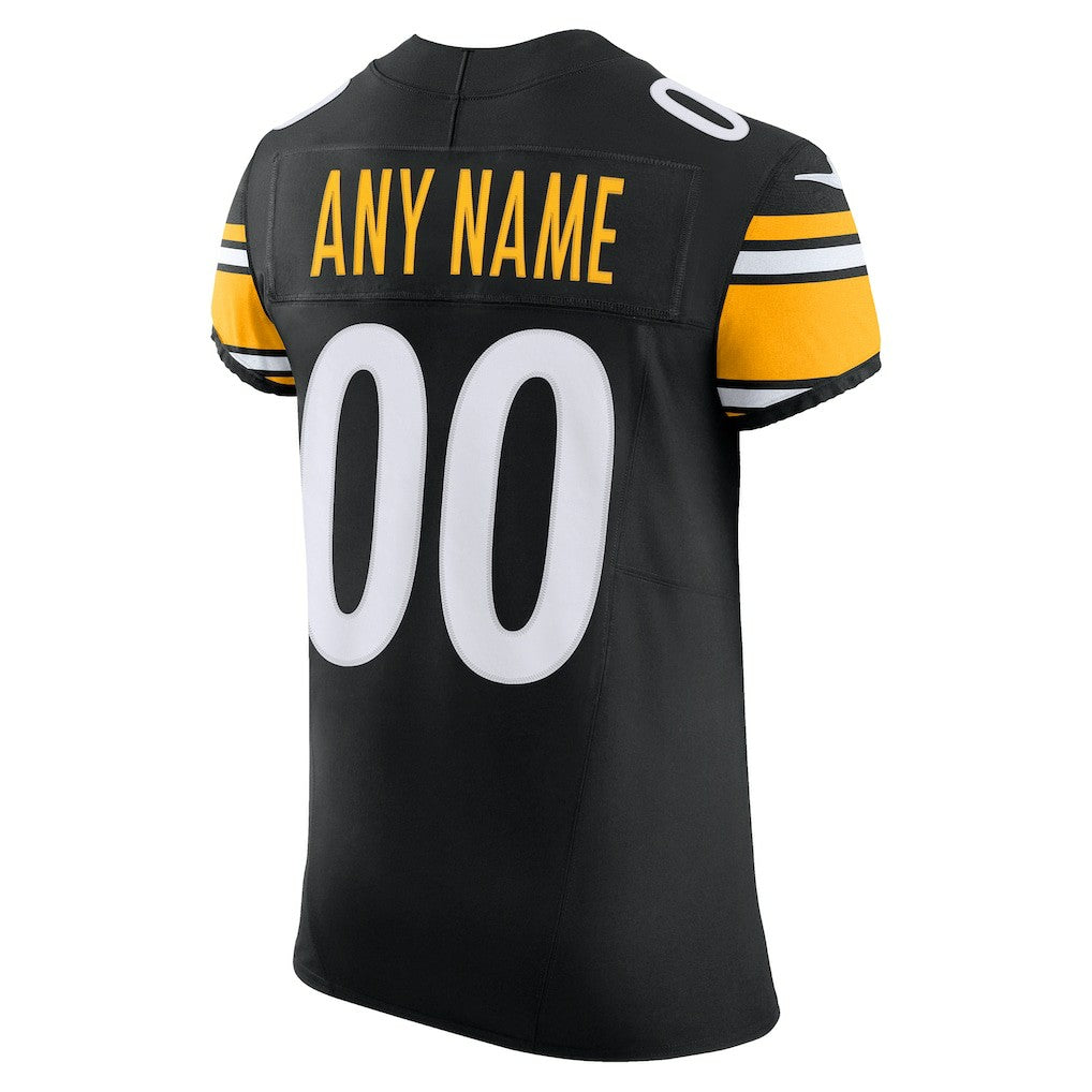 Pittsburgh Steelers Vapor F.U.S.E. Elite Custom Jersey Black | Nike for Sale
