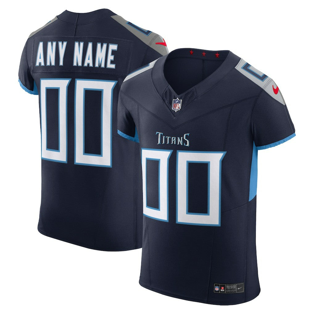 Tennessee Titans Vapor F.U.S.E. Elite Custom Jersey Navy | Nike for Sale