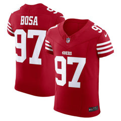 Nick Bosa San Francisco 49ers Vapor F.U.S.E. Elite Jersey Scarlet | Nike for Sale