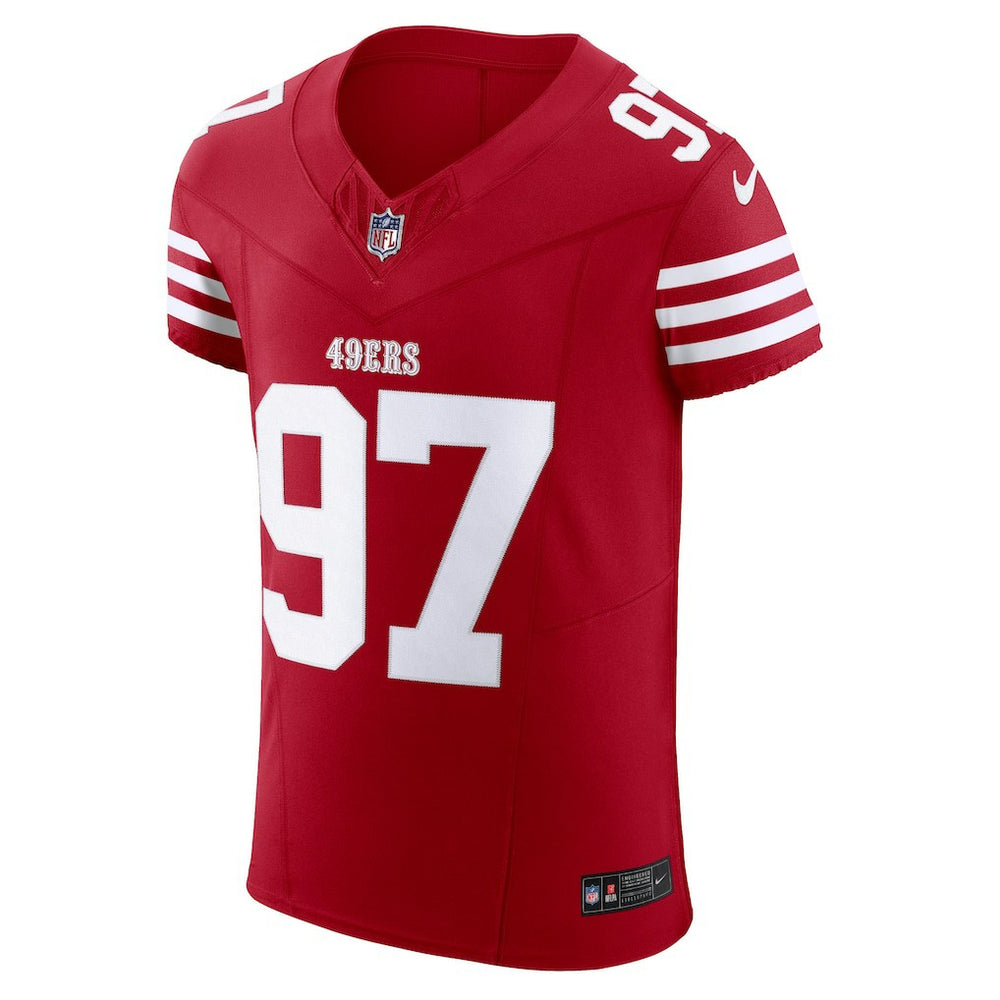 Nick Bosa San Francisco 49ers Vapor F.U.S.E. Elite Jersey Scarlet | Nike for Sale