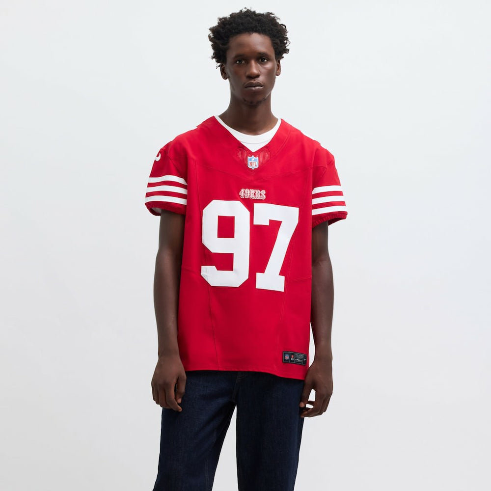 Nick Bosa San Francisco 49ers Vapor F.U.S.E. Elite Jersey Scarlet | Nike for Sale