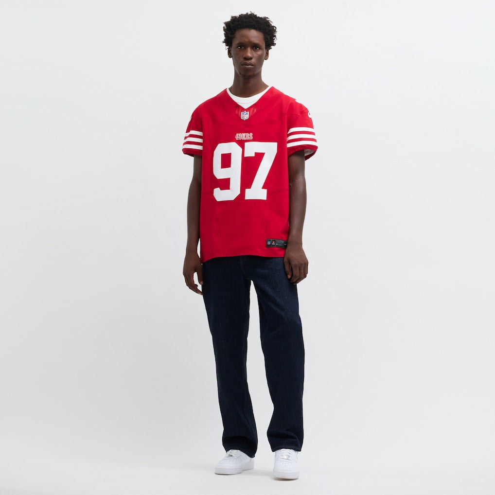 Nick Bosa San Francisco 49ers Vapor F.U.S.E. Elite Jersey Scarlet | Nike for Sale