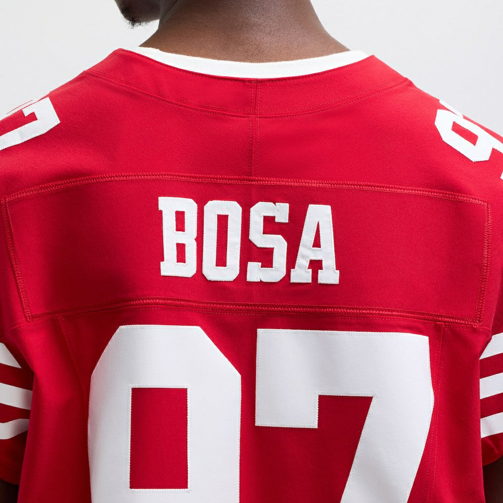 Nick Bosa San Francisco 49ers Vapor F.U.S.E. Elite Jersey Scarlet | Nike for Sale