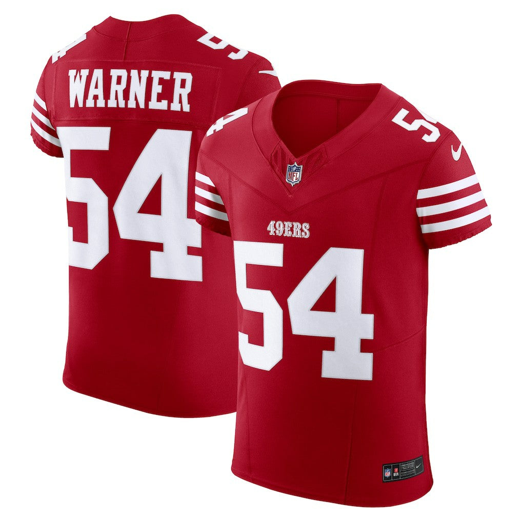 Fred Warner San Francisco 49ers Vapor F.U.S.E. Elite Jersey Scarlet | Nike for Sale