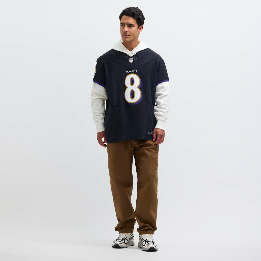 Lamar Jackson Baltimore Ravens Alternate Vapor F.U.S.E. Elite Jersey Black | Nike for Sale