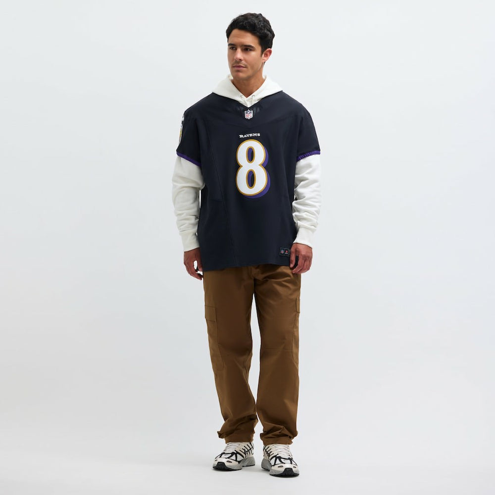 Lamar Jackson Baltimore Ravens Alternate Vapor F.U.S.E. Elite Jersey Black | Nike for Sale