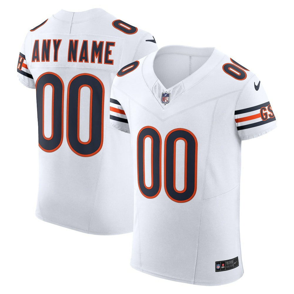Chicago Bears Vapor F.U.S.E. Elite Custom Jersey White | Nike for Sale