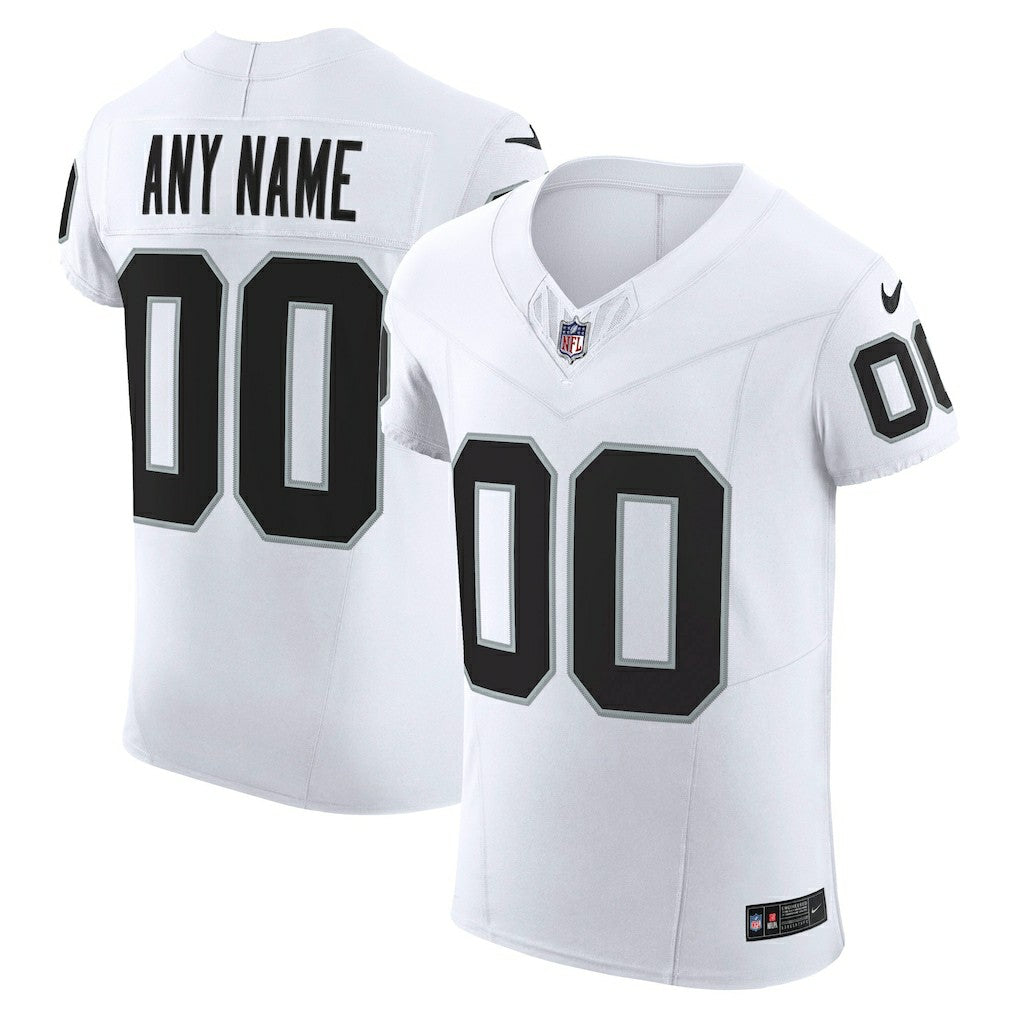 Las Vegas Raiders Vapor F.U.S.E. Elite Custom Jersey White | Nike for Sale